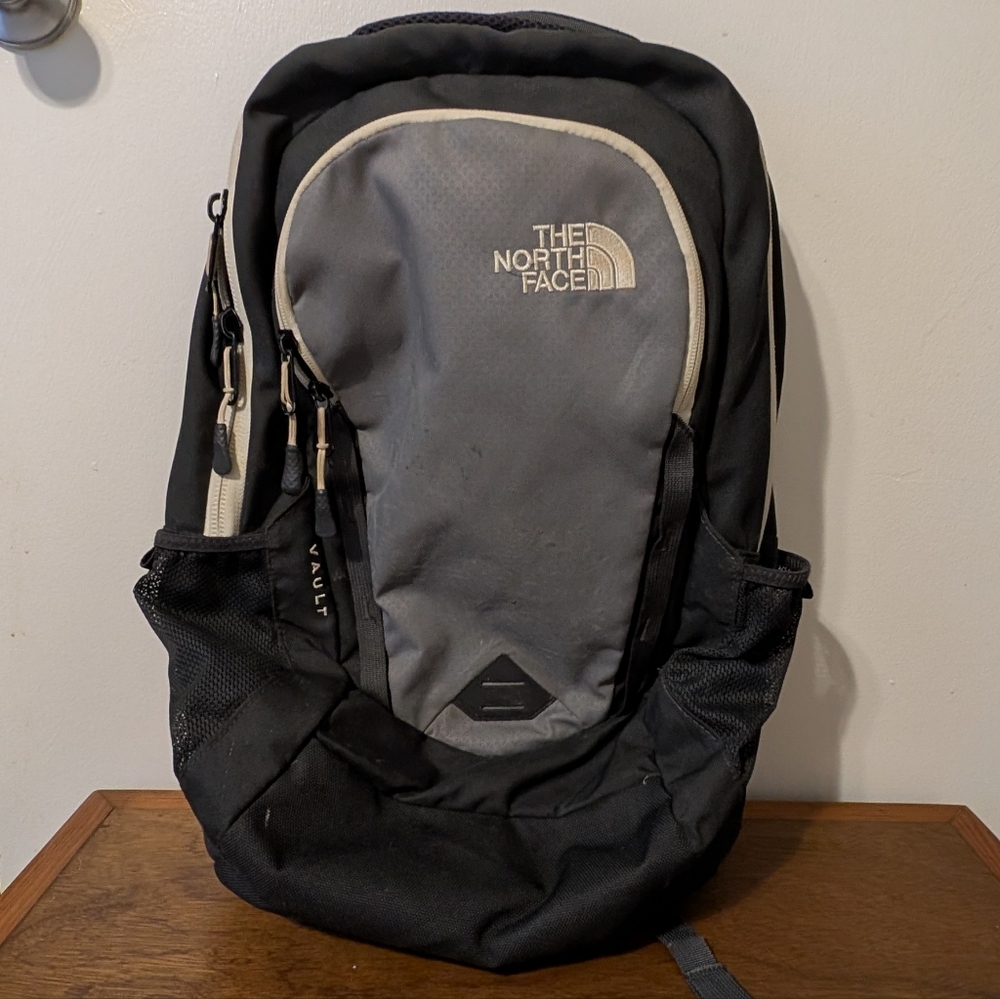 The North Face Vault -  Black and Gray Men's Backpack